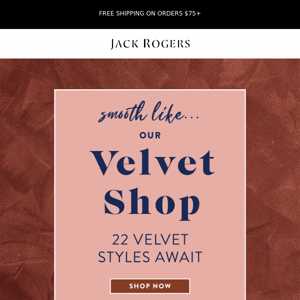 Our Velvet Shop Is Open!