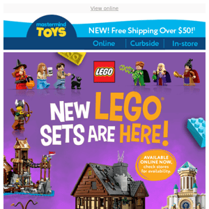 NEW LEGO® Sets: Disney’s Hocus Pocus, Wish + MORE!