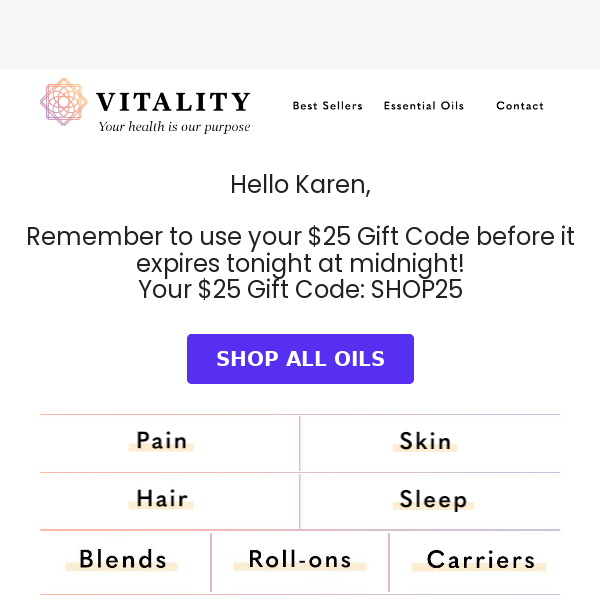Vitality Extracts discount Code 