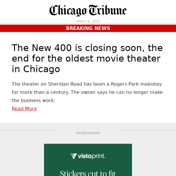 The New 400 is closing soon, the end for the oldest movie theater in Chicago