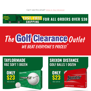 🏌 Up To 29% Off Golf Balls - Hurry, Limited Time! ➕ Free Shipping
