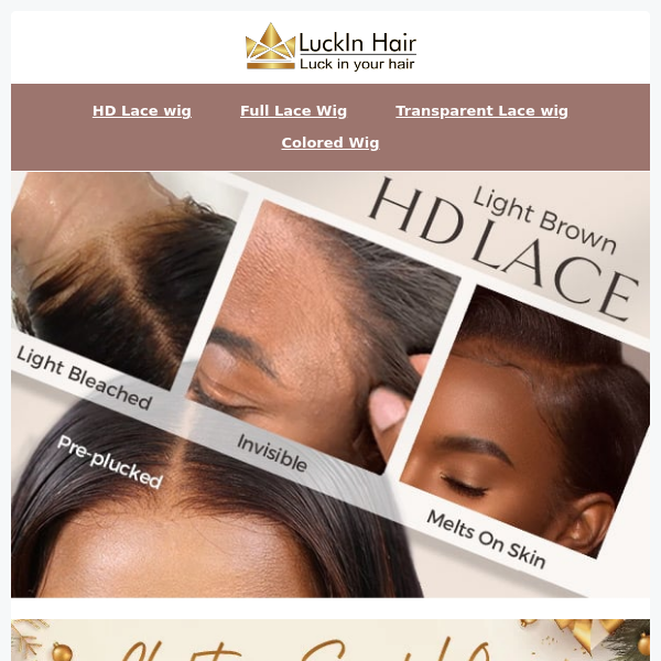 Ultimate Merry Offer  HD Lace Melted Hairline Wig Up To $100 OFF!!!!