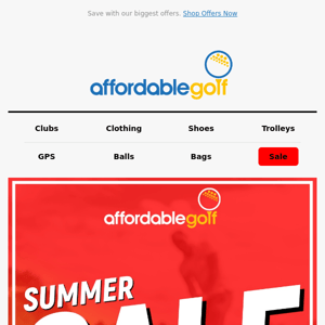 ☀️ Up to 70% OFF in the Affordable Golf Summer Sale