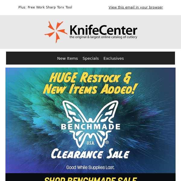 Don't Miss These Deals: Benchmade, CIVIVI & WE, Spyderco