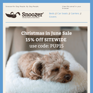 15% Off Sitewide Christmas in June Sale!