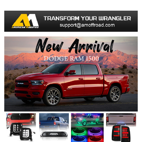 New models! New products! 👉Dodge Ram 1500