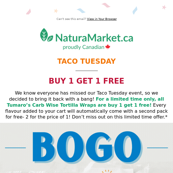 It's Taco Tuesday Time Again 🌮 BOGO Deal on Tomaro's Low Carb Wraps