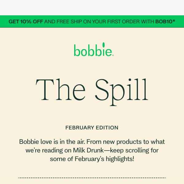 THE SPILL 🍼 February  Edition