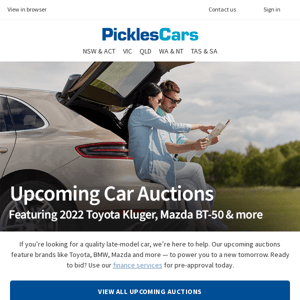 Upcoming Car Auctions