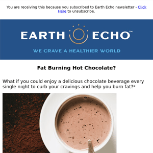 This hot chocolate burns fat (drink this daily)