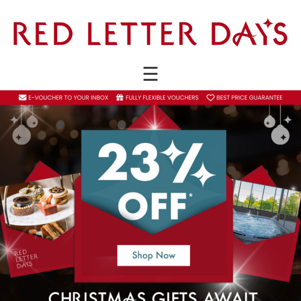 Save 23% on the perfect Christmas gift!