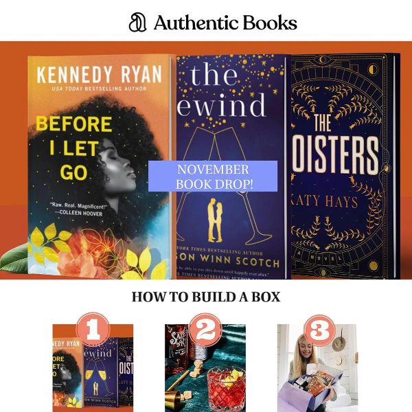 Authentic Books Heres! November Book Titles