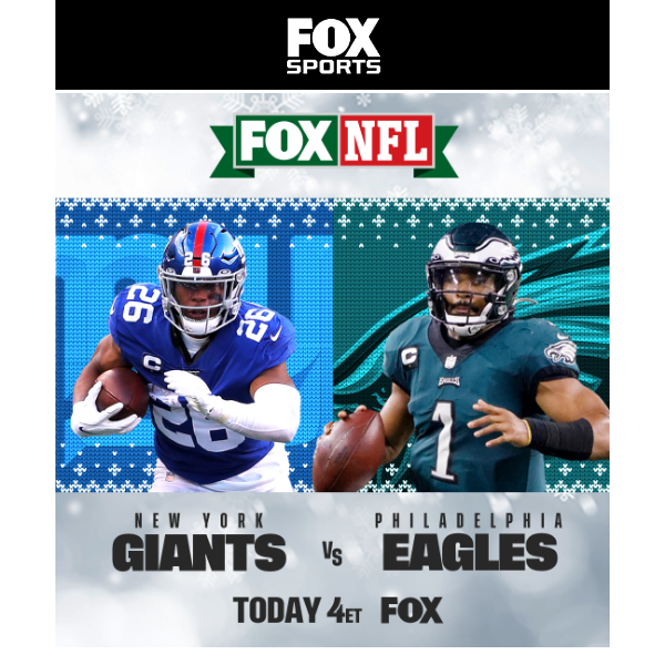 Best gift? Christmas Day NFL on FOX 🏈🎁