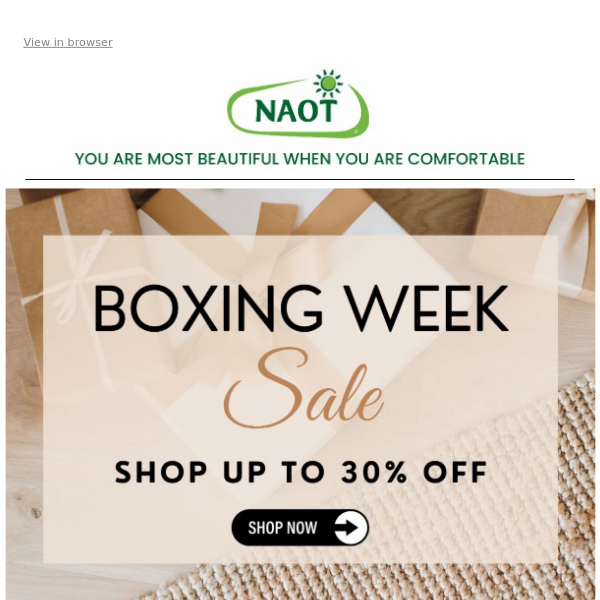 Step into Savings: Unbox Boxing Week Deals!