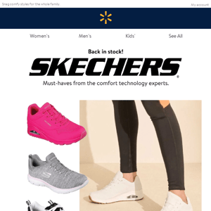 Skechers is back in stock! 👟👟 👀