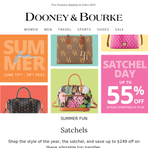 Save Up to 55% NOW! Summer Satchels & More.