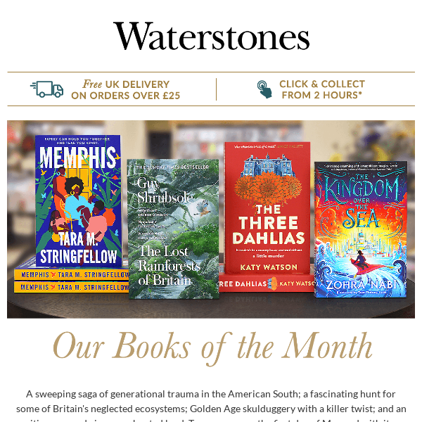 Our Books Of The Month For May