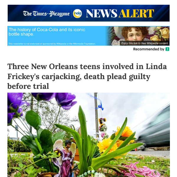 Three New Orleans teens involved in Linda Frickey's carjacking, death plead guilty before trial