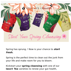 Start Your Spring Cleansing 🌸