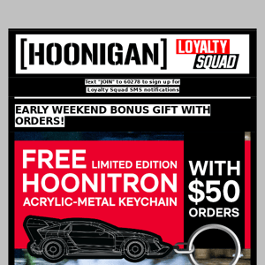 FREE HOONITRON KEYCHAIN