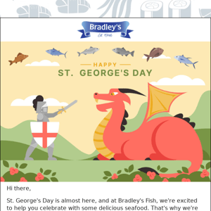 Celebrate St. George's Day with 15% off on selected products 🏴󠁧󠁢󠁥󠁮󠁧󠁿