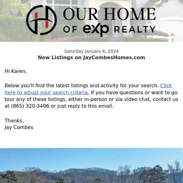 New Property Listings on JayCombesHomes.com