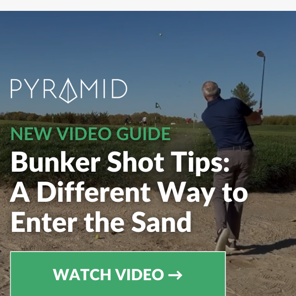 Video guide 🎥 Fresh new bunker shot tips