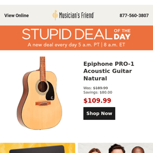 Stupid Deal of the Day now available!