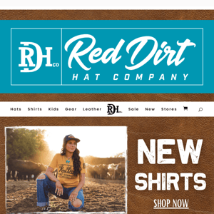 See them first...NEW Hat and Shirt Styles!