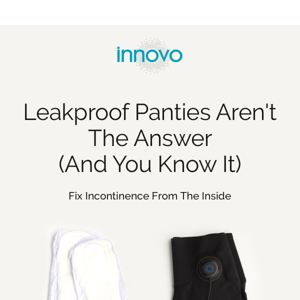 Leakproof Panties Aren't The Answer (And You Know It)