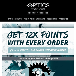 Get 12x OPW Points with EVERY Order! | Shop Now!