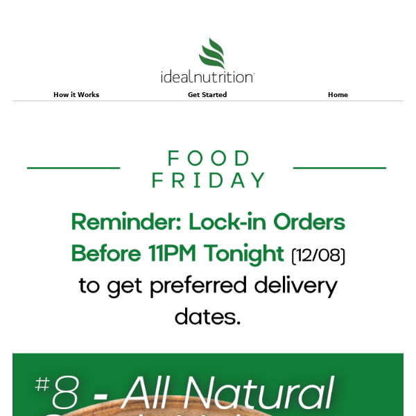 Food 🍃 Friday - Say No to Holiday Stress 🙅‍♀️ Embrace Ideal this December 🥦💪