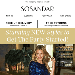 Stunning NEW Styles to Get The Party Started!