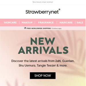 New beauty drops landing!