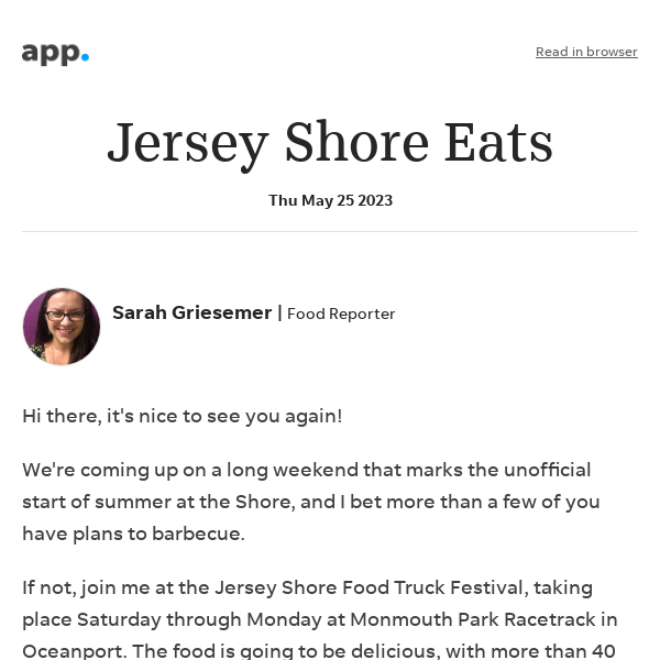 Jersey Shore Eats: From food fests to unexpected eats