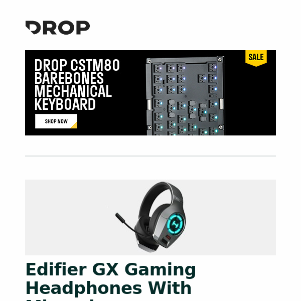 Edifier GX Gaming Headphones With Microphone, DOIO HITBOX 2.0 KBHX-02 Gaming Console Controller, Keebmonkey Train Day Desk Mat and more...