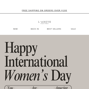 HAPPY INTL WOMEN'S DAY 🎀