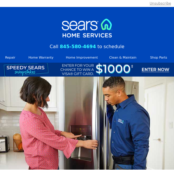 Worry Sears Can Fix Your Appliance