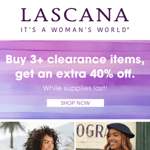 Want an Extra 40% Off Clearance?