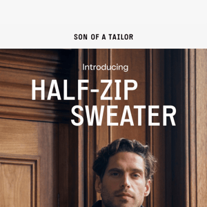 Introducing: Half-Zip Sweater