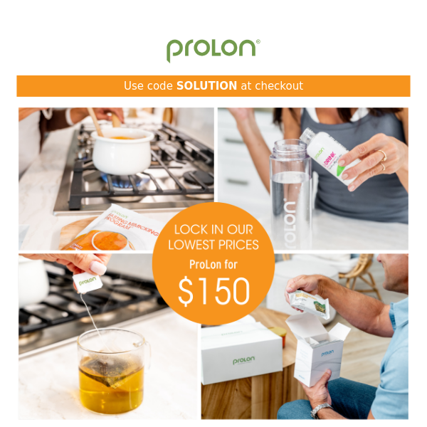 Final days to get ProLon for $150