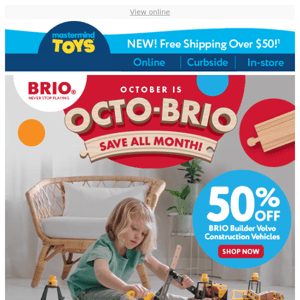 50% off Our Fave BRIO Set