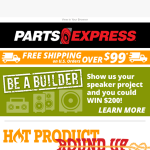 Parts express ribbon sales tweeter