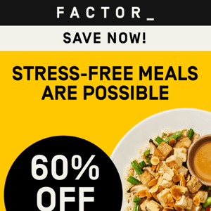 You Can Currently Get 50% Off Factor 75 Meals & Dinner Has Never Been  Easier (or More Affordable!) – SheKnows