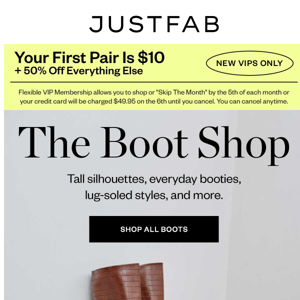 Hey Just Fab,  👋 New boots in Size 8.5