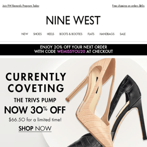 New Currently Coveting: 30% OFF Trivs Pump