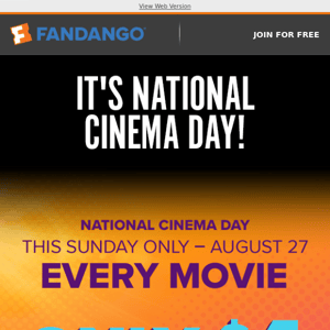 Get $4 Movie Tickets Today