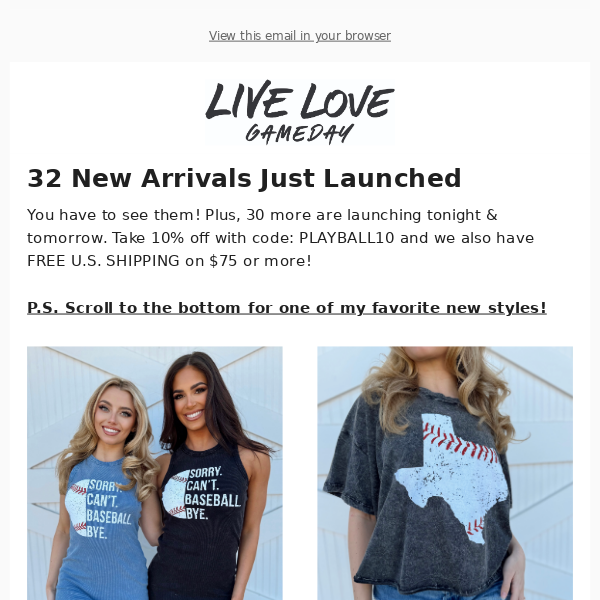 32 New Arrivals Just Launch