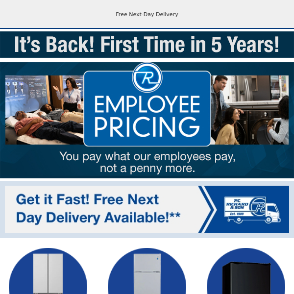 Get Insider Savings: Employee Pricing on Top Appliances!