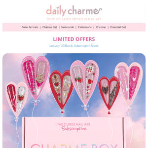 LIMITED ❤️‍🔥 Charme Box & Subscription Spots